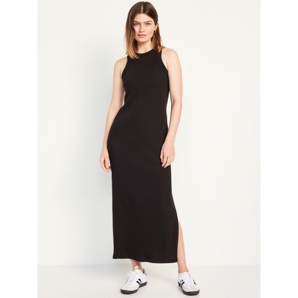 🛍️ NWT Old Navy Sleeveless Racerback Maxi Dress - Picture 1 of 6